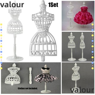 Valour หุ่นตุ๊กตา แบบกลวง สีขาว DIY สําหรับโชว์เสื้อผ้า 1 ชุด