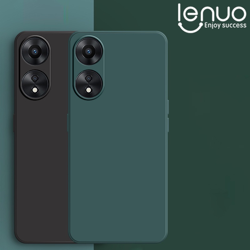 Lenuo เคสโทรศัพท์มือถือ ซิลิโคนนิ่ม บางมาก กันกระแทก สีแคนดี้ สําหรับ ปโป้ Oppo A60 A58 A78 A38 A18 4G 5G Case
