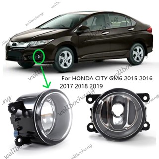 โคมไฟตัดหมอกกันชนหน้า สําหรับ HONDA CITY GM6 2014 2015 2016 2017 2018 2019