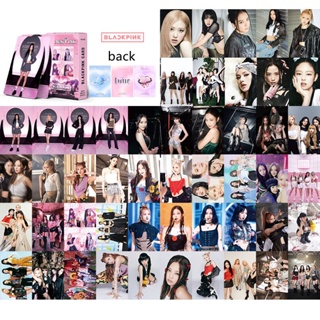 โปสการ์ดโฮโลแกรมเลเซอร์ BLACK-PINK BORN PINK ครบรอบ 7 ปี JENNIE JISOO LISA ROSE Kpop YM 50-55 ชิ้น ต่อกล่อง