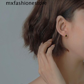 Mxfashione ผู้หญิง ต่างหูสตั๊ด ปาร์ตี้ วินเทจ สเตนเลส สามเหลี่ยม ของขวัญ เรขาคณิต ต่างหูหยด