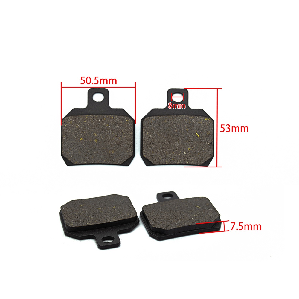 Motorcycle Rear Brake Pads for BENELLI BN600 BN 600 2013 899 Racer 2010-2012 TNT 1130 Cafe Racer 200