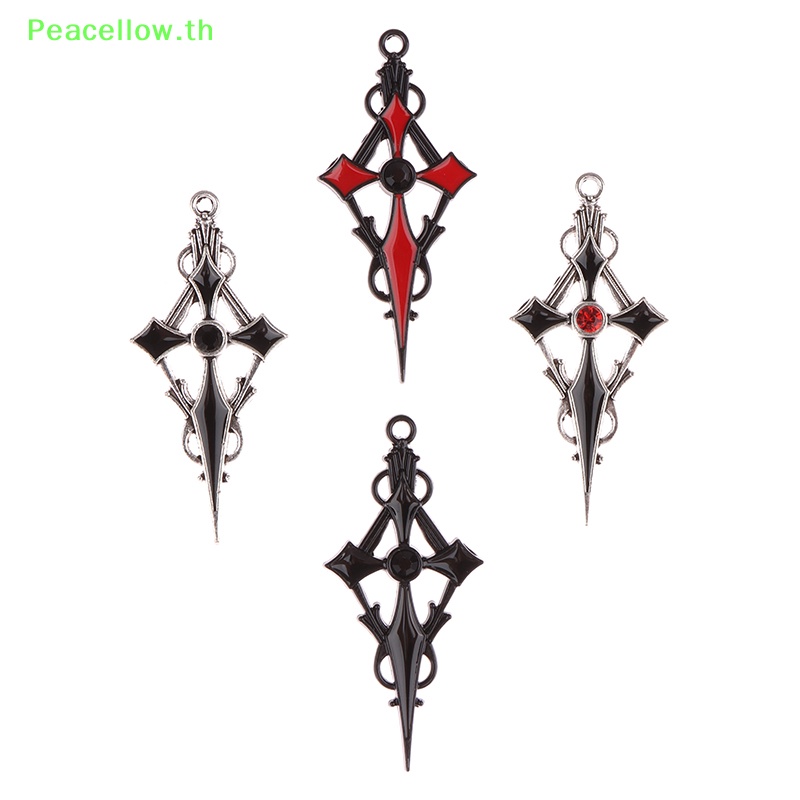 Peacellow จี้โลหะผสม รูปแม่มด ซาตาน สไตล์โกธิค สําหรับทําเครื่องประดับ DIY 4 ชิ้น