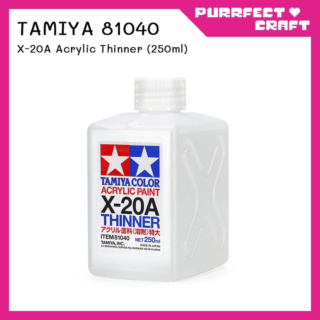 TAMIYA 81040 X-20A Acrylic Thinner (250ml)