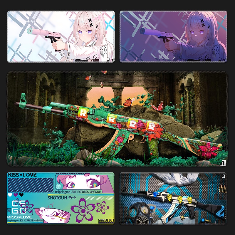 Csgo Series แผ่นรองเมาส์เล่นเกม กันลื่น ขนาดใหญ่ แบบหนา สําหรับเด็กผู้ชาย