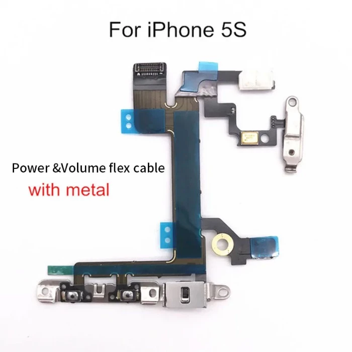 สายแพปุ่มกดปรับระดับเสียง เสียงเงียบ พร้อมอะไหล่โลหะ สําหรับ iPhone 6 6s 7 8 Plus 5 5C 5s SE 7G 8G thumbnail 8