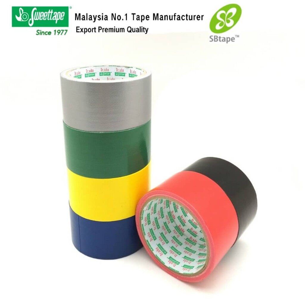 Sweettape Cloth Binding Tape 24/36/48/60/72mm x 7yards คุณภาพส่งออก