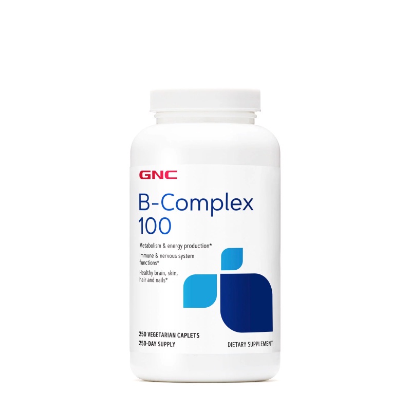 GNC B-Complex 100 Big100 -250 Caplets วิตามินบี 250 แคปซูล