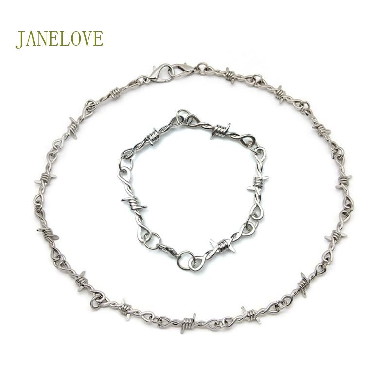 Jlove สร้อยคอโชคเกอร์ หนาม สไตล์โกธิค ฮิปฮอป สําหรับทุกเพศ