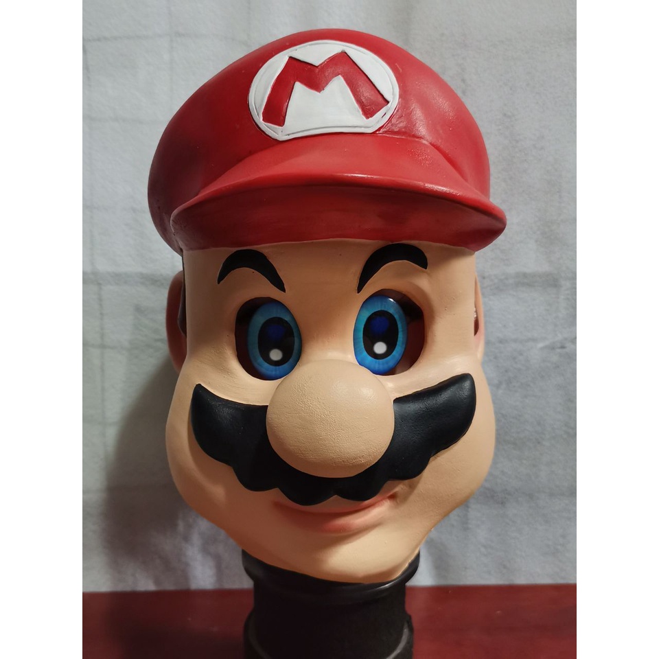 ฮาโลวีนสไตล ์ ใหม ่ Mario ภาพยนตร ์ Super Mario สไตล ์ เดียวกัน Latex Mask Bar Party Performance Props