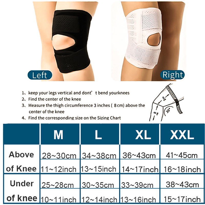 สายรัดหัวเข่า แบบปรับได้ ระบายอากาศได้ดี สําหรับเล่นกีฬา บรรเทาอาการบาดเจ็บที่ข้ออักเสบ - รูปที่ 5