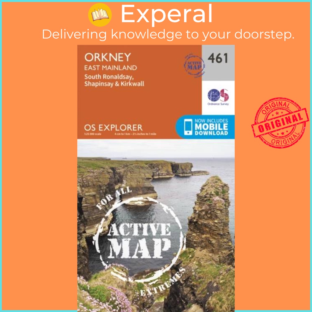 Orkney - East Mainland โดย Ordnance Survey (ฉบับสหราชอาณาจักรปกอ่อน)