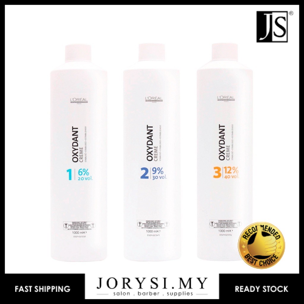 LOREAL PROFESSIONNEL Oxydant Cream (6%, 9%, 12%) - 1000ML (JS)