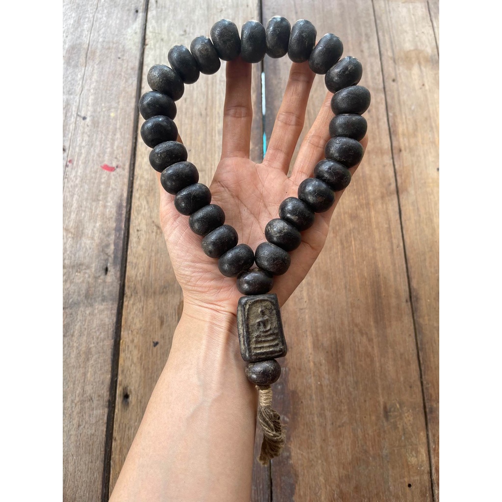 สร้อยประคำมือพระสมเด็จโต เนื้อว่านจินดามณี