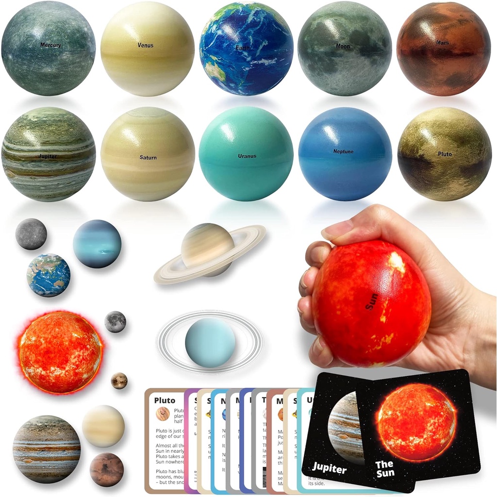 [sgstock] Solar System Planet Wall Decal, สติ๊กเกอร์, Planet Solar System Project Kit, Solar System 