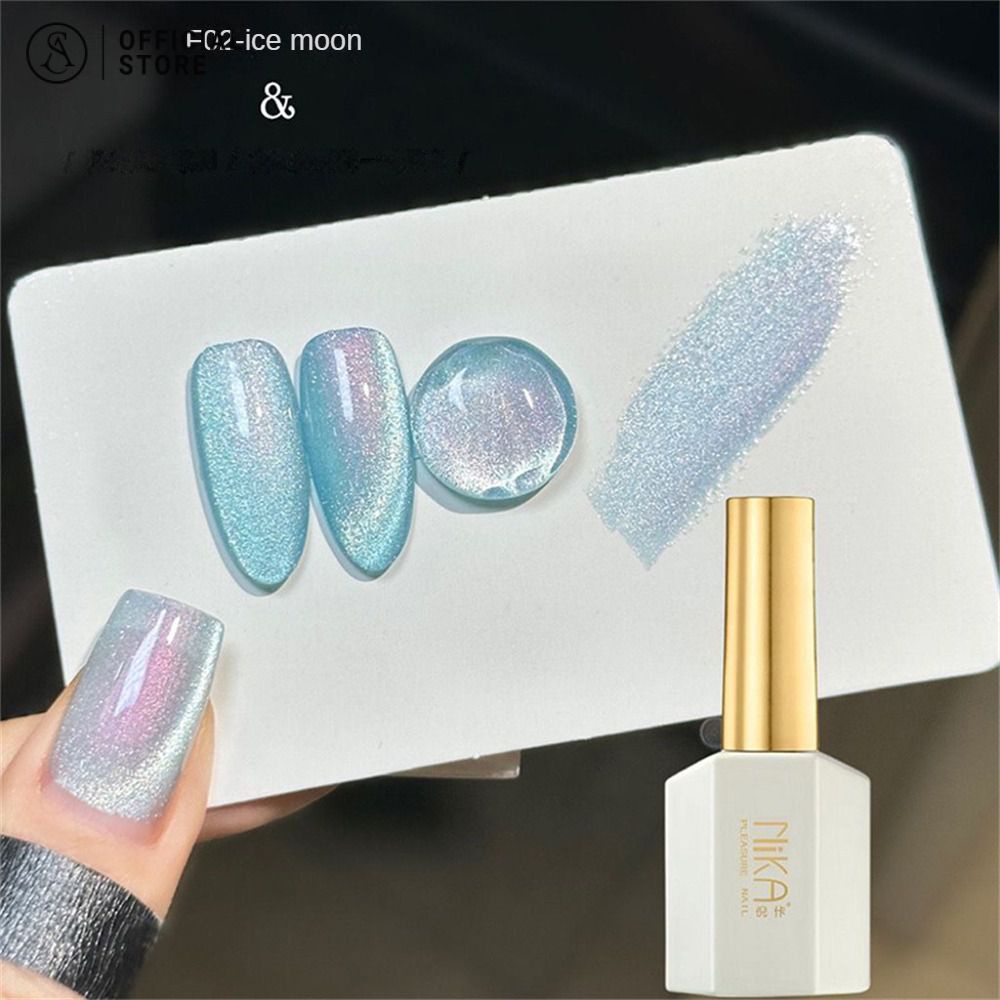 สีเจลแฟลช สีลูกแก้วแคทอาย แคทอาย สีทาเล็บเจล โฮโลแกรมสายรุ้ง ใช้กับแม่เหล็ก 15ml