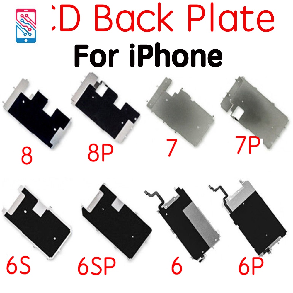 อะไหล่หน้าจอ LCD ด้านหลัง แบบโลหะ สําหรับ iPhone 6 6P 6S 6SP 7 7Plus 8G 8 Plus