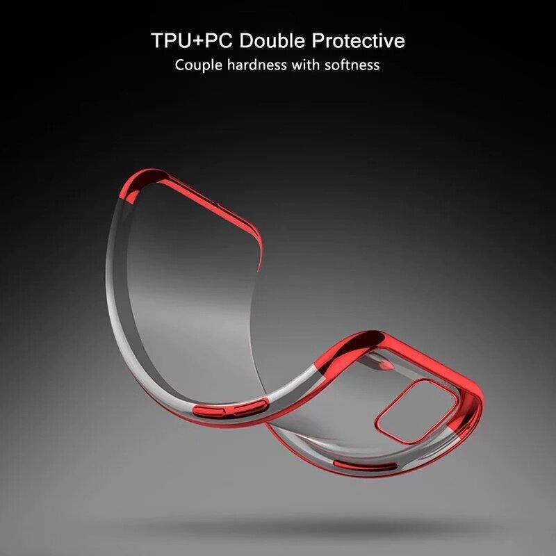 เคส Vivo Y95 / Y93 / Y91 / Y91C / Y81 / Y76 / Y50 / Y30 สำหรับวีโว่ ใสขอบสี กันกระแทก นิ่ม TPU Case - รูปที่ 2