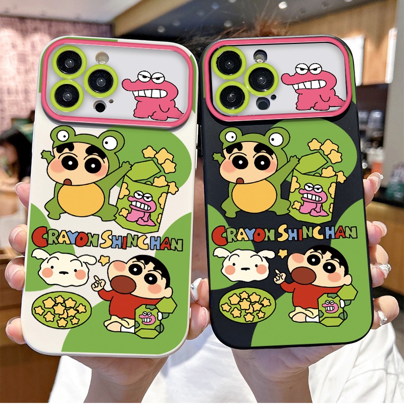เคสโทรศัพท์มือถือแบบนิ่ม ผิวด้าน ลายการ์ตูนชินจัง สําหรับ OPPO A5 A9 A53 A33 A15 A15s A31 A77 A78 A9