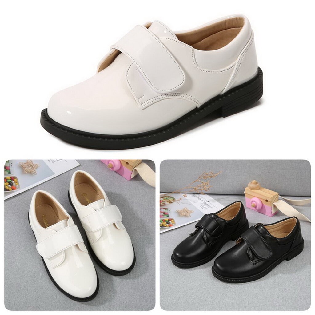 Shoe9901- รองเท้าคัชชูเด็กชายตั้งแต่เล็ก-ถึงเด็กโต วัสดุคุณภาพ สวย ใส่สบาย (ความยาววัดจากพื้นภายใน ให้ใช้ความยาวเท้า ...