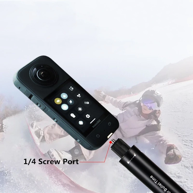 2026 ใหม่ 1.2M 2M 3M ไม้เซลฟี่ที่มองไม่เห็นสําหรับ Insta360 X5 X4 one X3 X2 oners oner Selfie Stick Bullet Time Bundle Handle สําหรับ Insta360 Panoramic กล้องอุปกรณ์เสริม DJI thumbnail 5