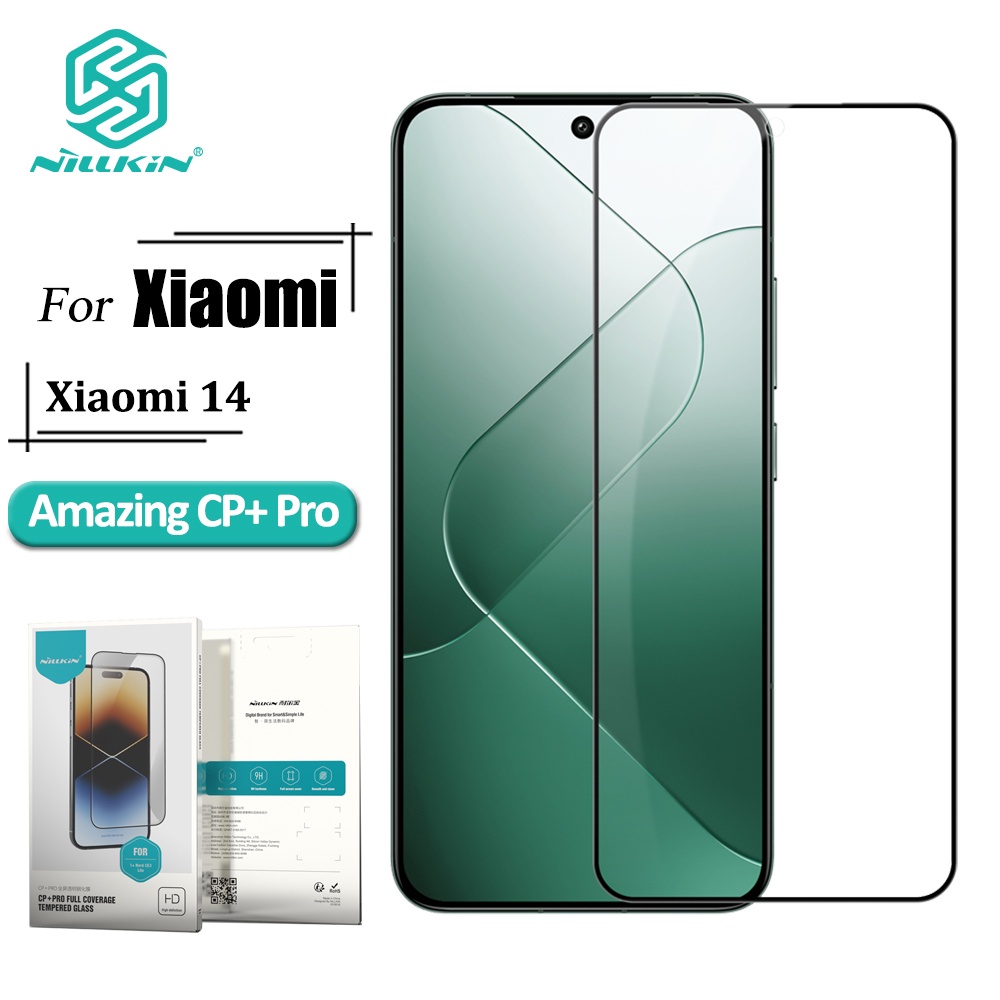 Nillkin CP+ Pro Series กระจกนิรภัยหน้าจอ สําหรับ Xiaomi 14 9H ป้องกันการระเบิดหน้าจอ