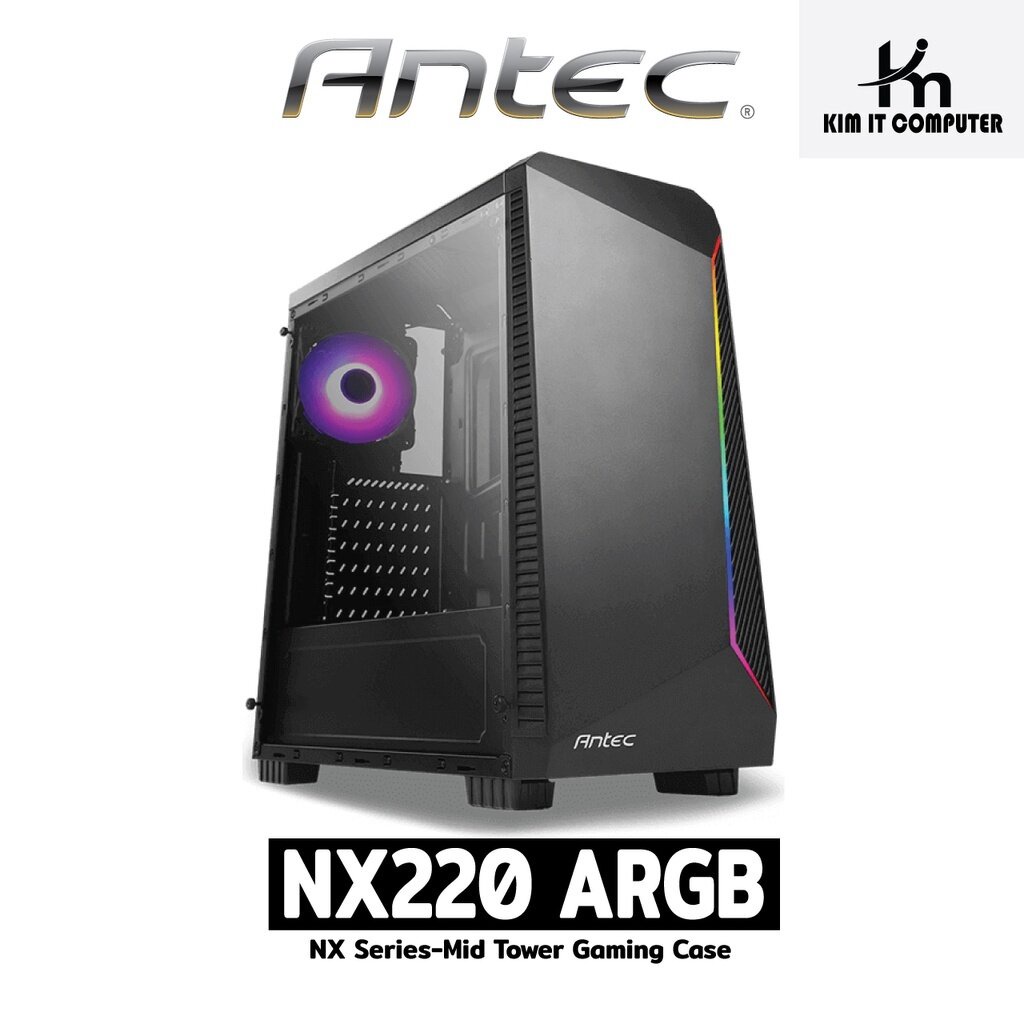 Antec NX220 ARGB Mid-Tower ATX Gaming Case