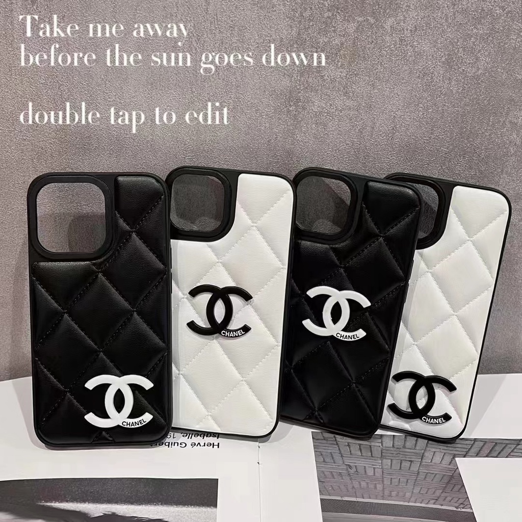 เคสโทรศัพท์มือถือหนัง กันกระแทก น้ําหนักเบา ลายแบรนด์แฟชั่น สําหรับ iPhone 15 14 13 12 11 Pro Max