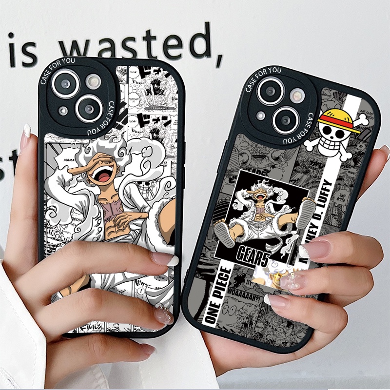 Gear 5 LuffyปลอกสําหรับIQOO Z9 Turbo Z9x Z7 Z7x 11 13 Neo 8 9 Vivo T1 Y02 Y16 Y17 Y19 Y20 Y21 Y27 Y3