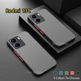 Redmi A3 Redmi 13C 14C 12C 13 4G A1 A2Plus เคสขอบสี ผิวด้าน เคสกันกระแทก สำหรับตรงรุ่น ซิลิโคนแข็ง เคสโทรศัพท์ 025