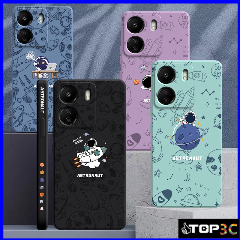 เคส Redmi 13C เคส Poco C65 / Redmi 12C / 12 10C 10A 10 9C 9A 9T 8 / 10 5g / 8A / 9 เคสโทรศัพท์มือถือ ลายนักบินอวกาศ Nasa สําหรับ tka