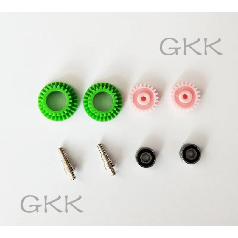 GK 1Set 15349 Mini 4WD PRO Super Speed Gear Set For MA Chassis With Bearings 3.5:1 Spare Parts For T