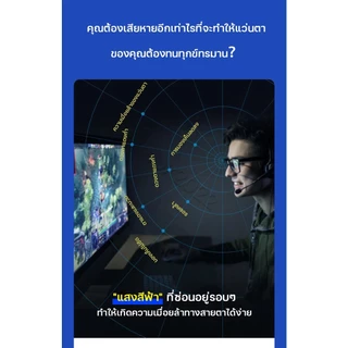 แว่นสายตาสั้น กรองแสงออโต้ แฟชั่น กรองแสง auto ออกแดดเปลี่ยนสี แว่นกรองแสงสีฟ้า แท้ Super Auto Blue Lens ป้องกันรังสียูว