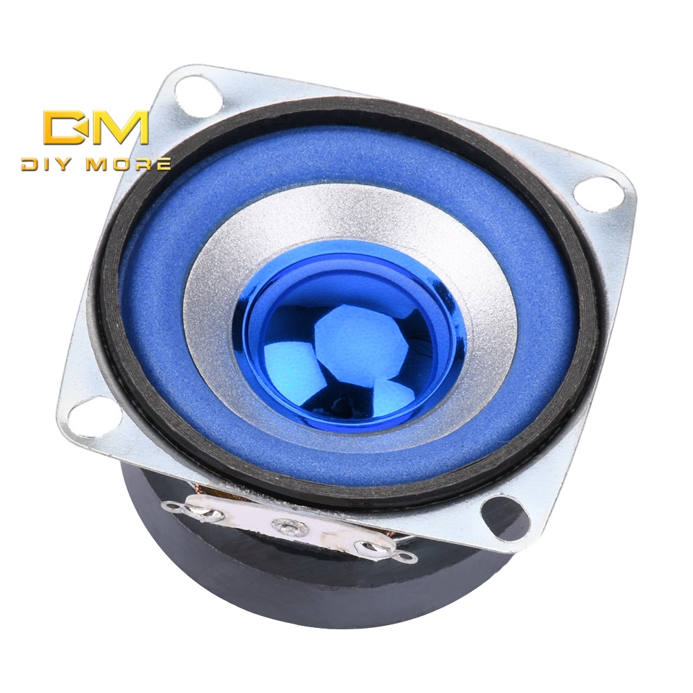 Diymore 2 นิ้ว 5W 4 โอห์ม ลําโพงความถี่เต็ม สีฟ้า 52 มม. สี่เหลี่ยม 5W 3R ลําโพงขนาดเล็ก