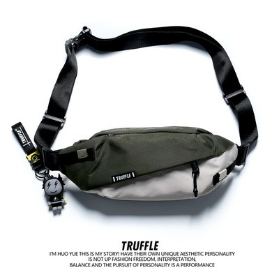Truffle Crossbody Bag "Olive" กระเป๋าคาดอก สำหรับ Smartphone, iPhone, Samsung, Huawei, iPad Mini, Nintendo Switch