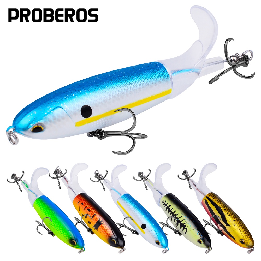Proberos 1 ชิ้นลอย Plopper Baits13.5g-16.5g-32.5g เหยื่อตกปลาหมุน Wobblers Noisy ประดิษฐ์ Hard Swimbaits