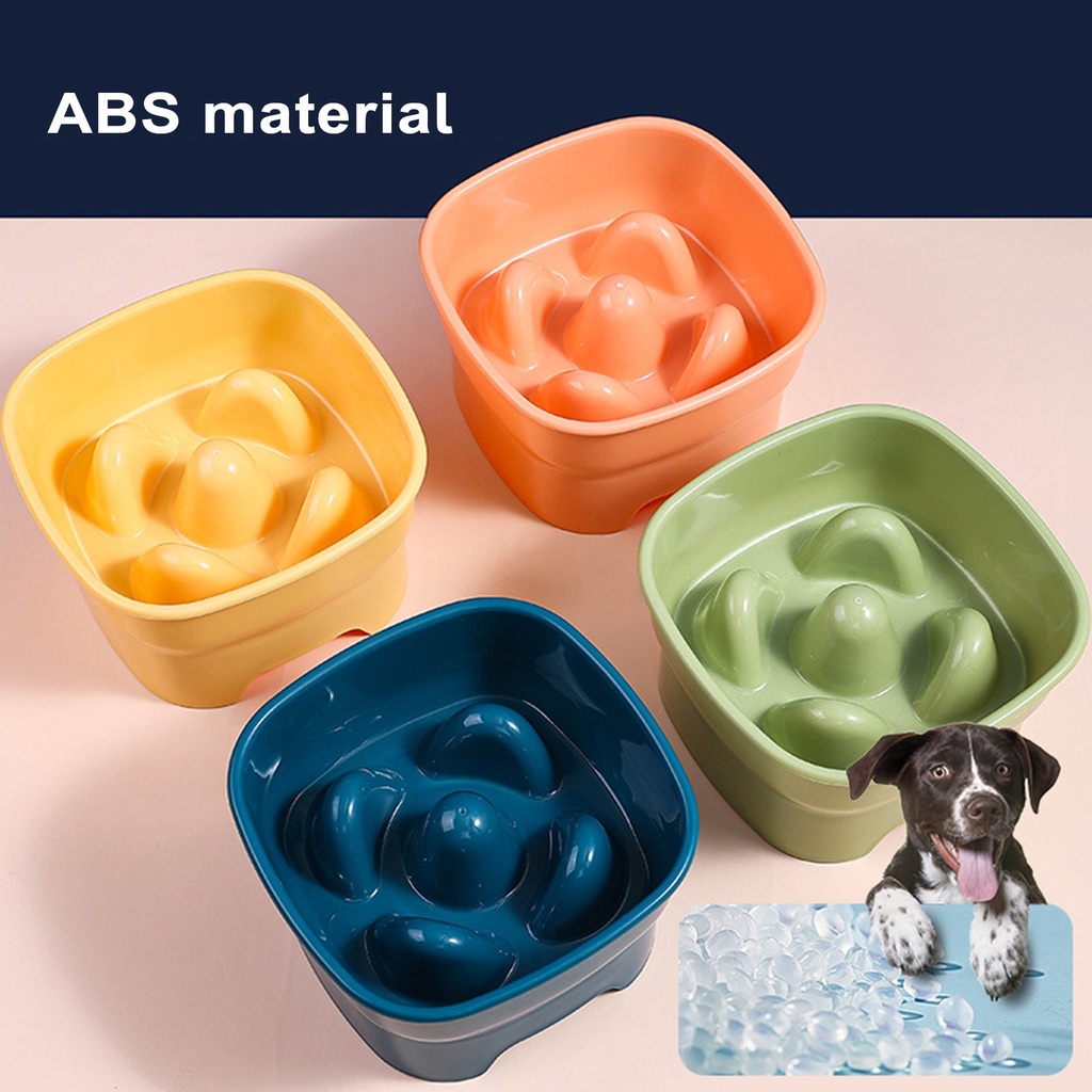 ชามใส่อาหาร ป้องกันการสําลัก ขนาดใหญ่ จุของได้เยอะ สําหรับสัตว์เลี้ยง สุนัข แมว