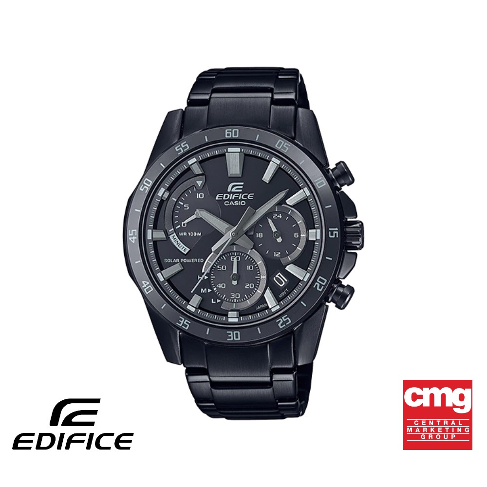 CASIO นาฬิกาข้อมือผู้ชาย EDIFICE รุ่น EQS-930MDC-1AVUDF วัสดุสเตนเลสสตีล สีดำ