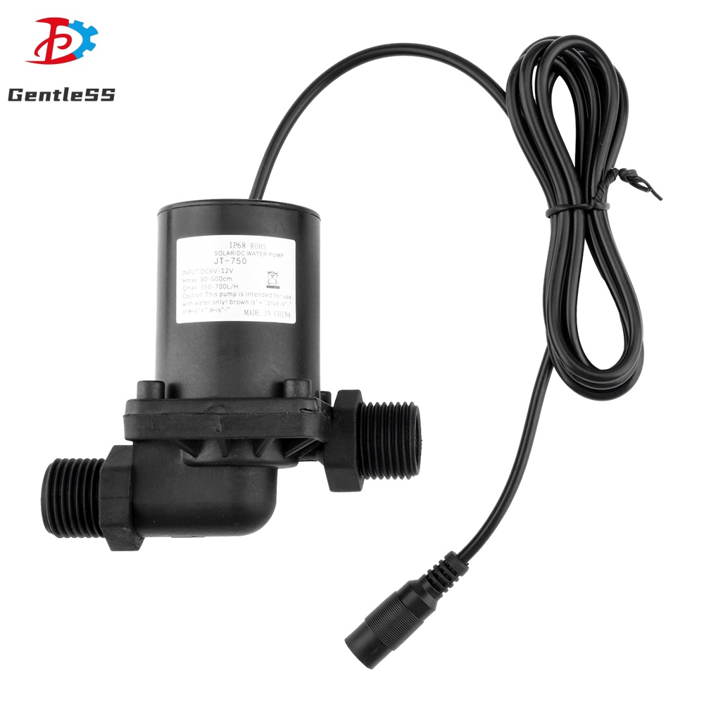 JT-750 DC6-12V/DC8-24V Mini Submersible Brushless ปั๊มน้ํา Booster ปั๊มสําหรับเครื่องทําน้ําอุ่นฝักบัว
