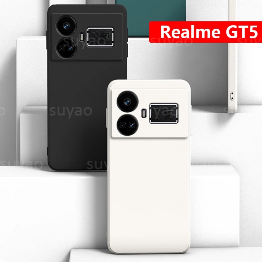 สําหรับrealme GT7 Pro GT7Pro GT5 GT6 GT 6T Neo 6 SEเคสโทรศัพท์ปลอกTPUนุ่มRealmeGT7 Neo5SE Neo5 GT3 RealmeGT5 Neo6 ยางเกราะกันกระแทกเรียบง่ายคลาสสิกตรงขอบปกหลัง