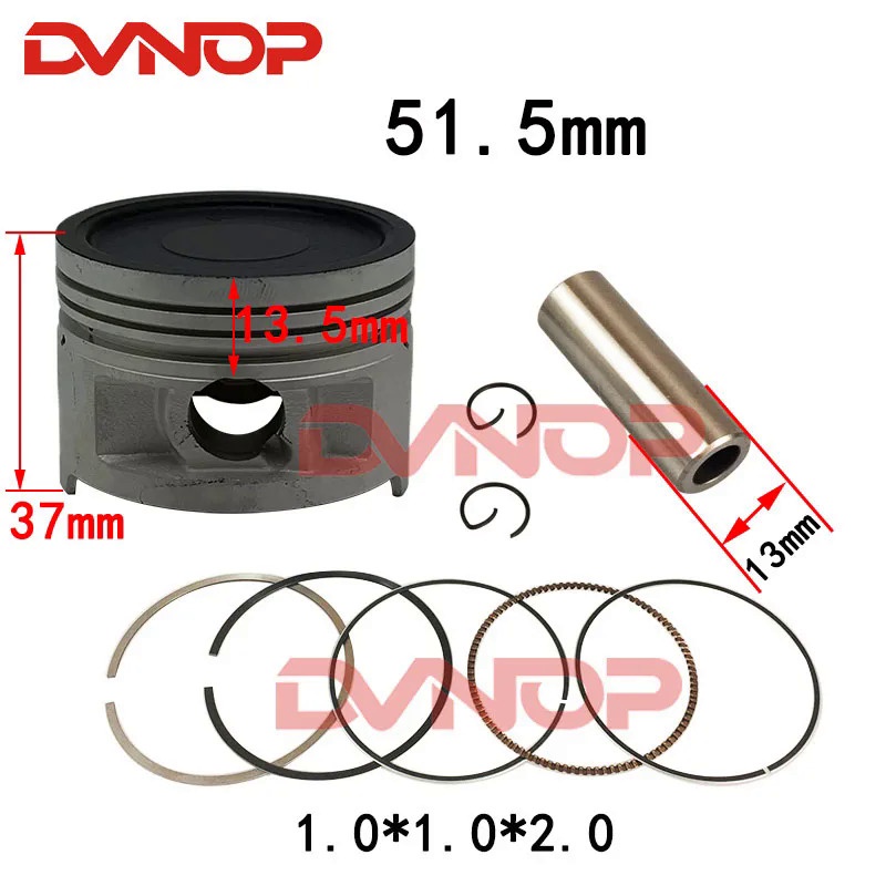 รถจักรยานยนต์สกู๊ตเตอร์แหวนลูกสูบปะเก็นชุดสําหรับ Yamaha CYGNUS Z 125 XA125 XA 125 ZY125T-3 ZY125T-4