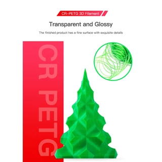 Creality Filament CR-PETG 1.75mm 1kg Eco-friendly odorless and non-toxic วัสดุการพิมพ์ 3D Filament