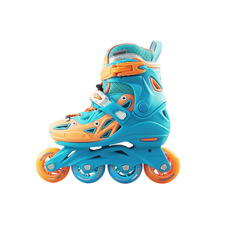รองเท้าสเก็ต แบรนด์ Roadshow C130 สีฟ้า/ส้ม ปรับไซส์ได้ โรลเลอร์เบลด