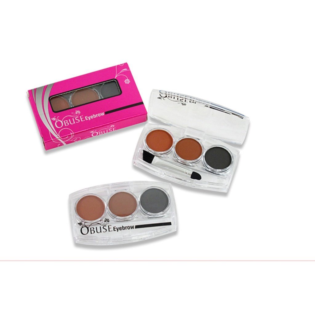 ♦️ของแท้·ส่งด่วน·ถูก♦️Obuse Eyebrow #OB039 : โอบิวซ์ เขียนคิ้ว พาเลท x 1 ชิ้น dayse