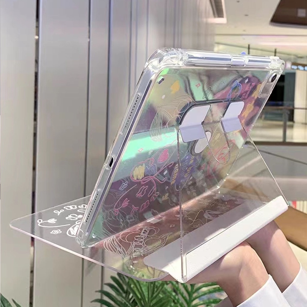 ไอแพดหมุนได้360 ํ ตั้งได้ นอนได้ พร้อมช่องใส่ปากกา เคสfor ipadgen10 Air4 air5 mini6/7 gen9 gen8 gen7 gen11 air7/6 Pro11