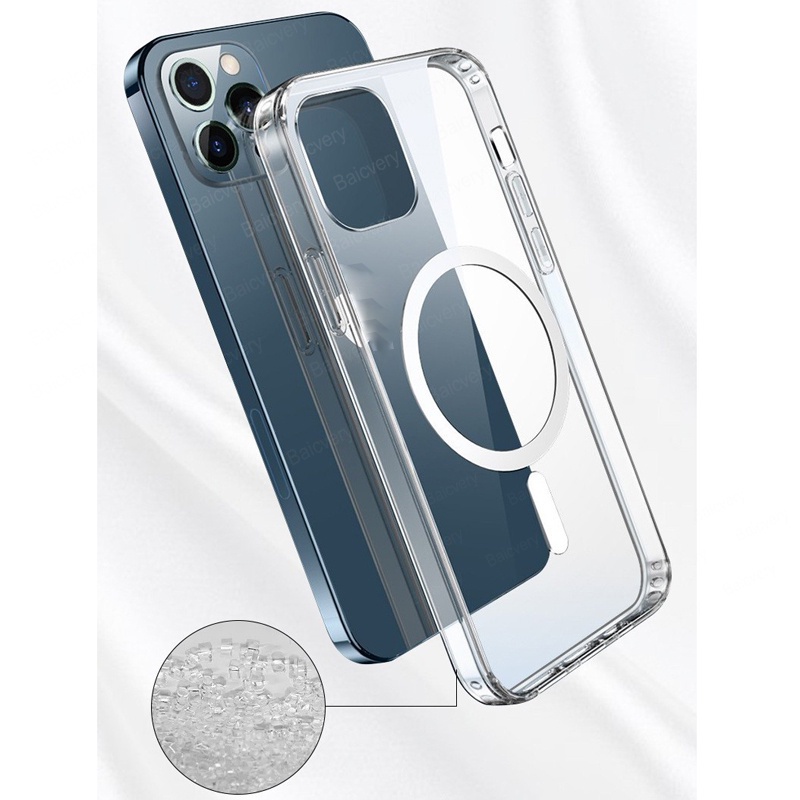 Infinix ZERO 40 5G 4G Casing Clear Case Phone Case Cover Support Magnetic Wireless Charger with Holder - รูปที่ 4