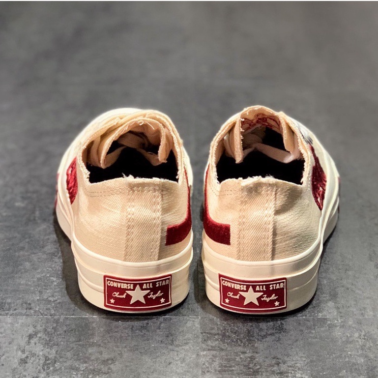 Kith x Coca-Cola x Converse Chuck 70 Low Low-Top Casual Sneakers Off-White สบาย ๆ รองเท้า Hot sales