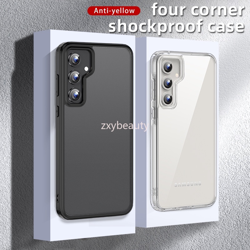 SAMSUNG สําหรับSamsung Galaxy A55 A56 A35 A17 A36 A16 LTE A25 A26 4G 5G A54 2025 กรณีกันกระแทกโปร่งใ