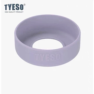 Tyeso ถ้วยเก็บความร้อนซิลิโคนคัพแขนสแตนเลสกีฬา 20/25/30/35/40oz ฐาน anti-SLIP Pad ซิลิโคน