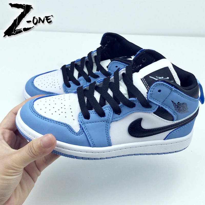 ♞,♘,♙AJ1 For Kids Air Jordan 1 Mid " Chicago " Basketball Shoes Sneakers With Box AJ 1 j